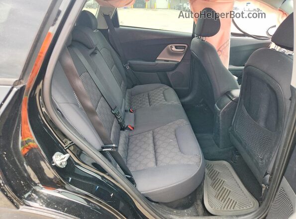 KNDCB3LC6J5136720 2018 KIA NIRO Black Widok wnętrza z tyłu