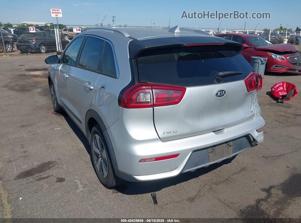 KNDCB3LC6J5153078 2018 KIA NIRO Серебряный Задняя левая четверть