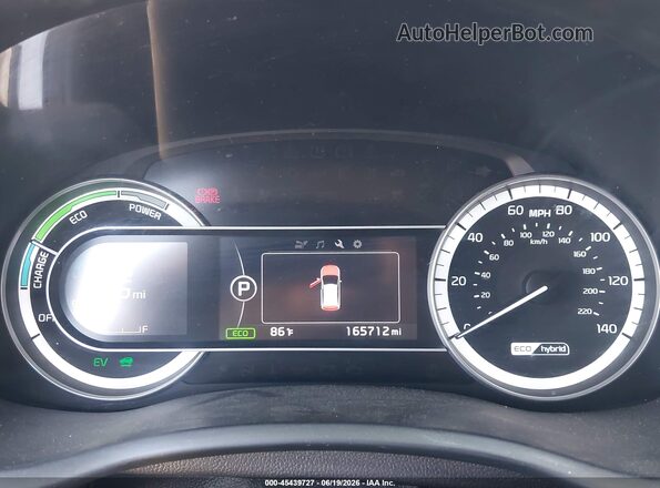 KNDCB3LC6J5156725 2018 KIA NIRO Black Вид задніх сидінь