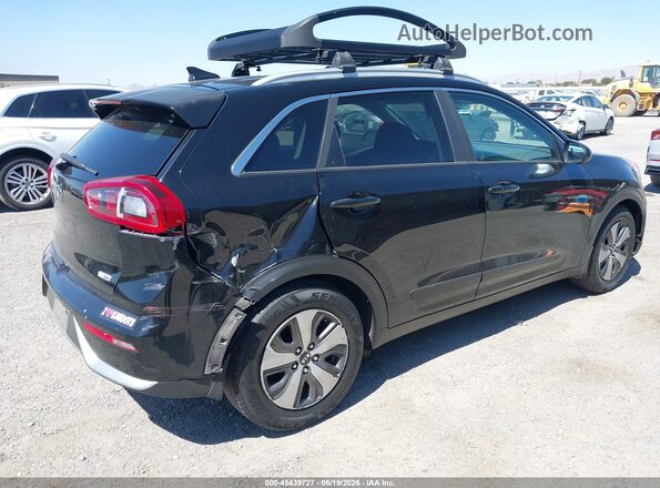 KNDCB3LC6J5156725 2018 KIA NIRO Black Задня права чверть