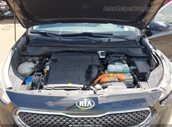 KNDCB3LC6J5210296 2018 KIA NIRO Черный Вид сзади