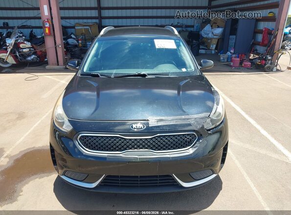 KNDCB3LC6J5210296 2018 KIA NIRO Черный Вид щитка приборов