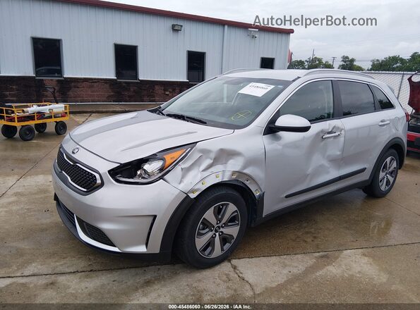 KNDCB3LC6K5302753 2019 KIA NIRO Gray Առջևի ձախ երեք քառորդ տեսարան