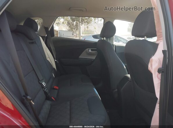 KNDCB3LC6K5352603 2019 KIA NIRO Red VIN კოდის სტიკერის ხედი