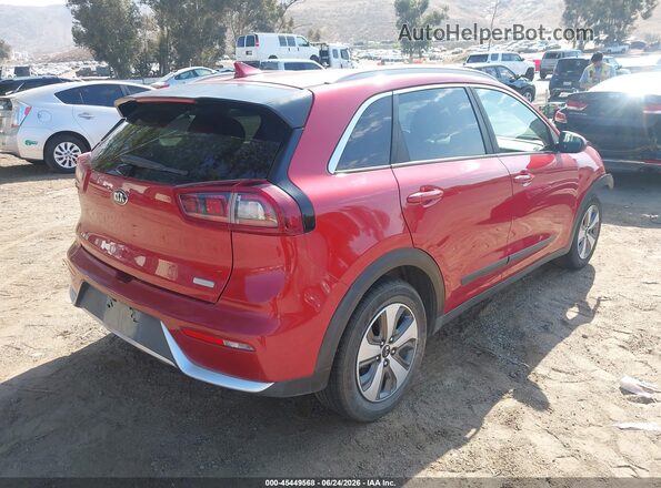 KNDCB3LC6K5352603 2019 KIA NIRO Red უკანა მარჯვენა