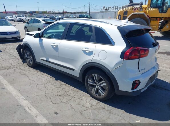 KNDCB3LC6M5487972 2021 KIA NIRO Белый Задняя левая четверть