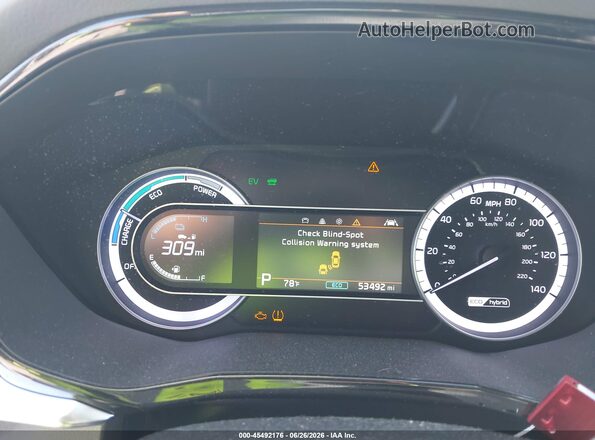 KNDCB3LC6M5487972 2021 KIA NIRO Белый Вид задних сидений