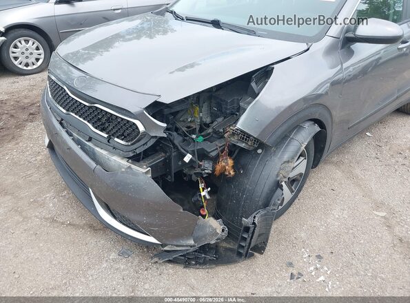 KNDCB3LC7H5047538 2017 KIA NIRO Gray Դիմացի տեսք
