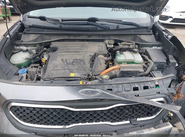 KNDCB3LC7H5047538 2017 KIA NIRO Gray Հետևի տեսք
