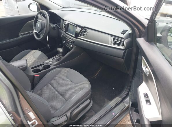 KNDCB3LC7H5047538 2017 KIA NIRO Gray Սալոնի դիմացի տեսք