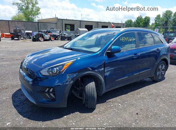KNDCB3LC7L5422417 2020 KIA NIRO Синий Передняя левая четверть