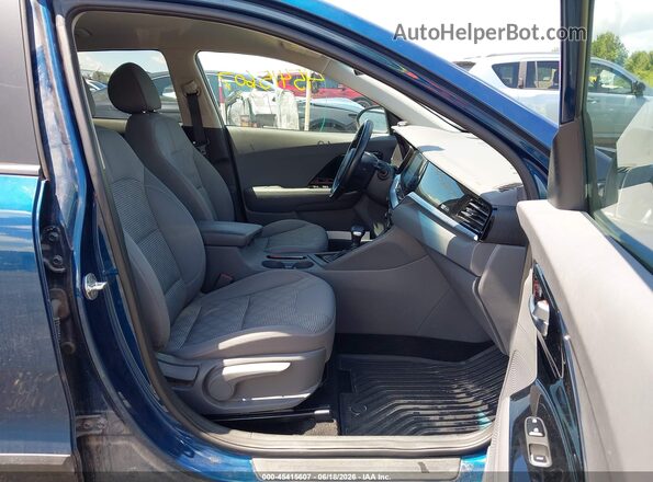 KNDCB3LC7L5422417 2020 KIA NIRO Синий Вид салона спереди