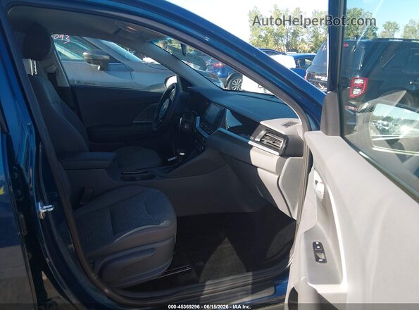KNDCB3LC7M5471134 2021 KIA NIRO Blue წინა სალონის ხედი