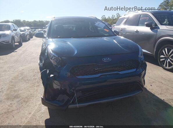 KNDCB3LC7M5471134 2021 KIA NIRO Blue ხელსაწყოთა პანელის ხედი