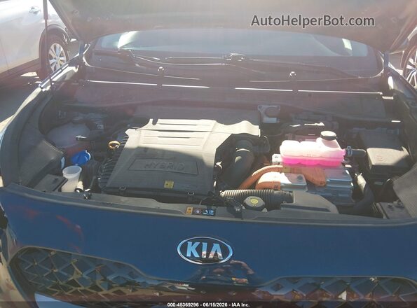 KNDCB3LC7M5471134 2021 KIA NIRO Blue უკანა ხედი