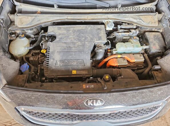 KNDCB3LC8K5266032 2019 KIA NIRO Black Widok komory silnika