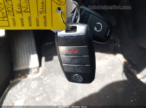 KNDCB3LC8K5351128 2019 KIA NIRO Синий Вид панели приборов
