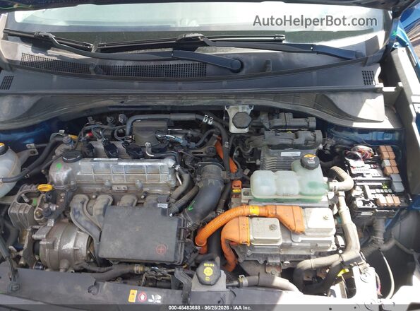 KNDCB3LC8K5351128 2019 KIA NIRO Синий Вид сзади