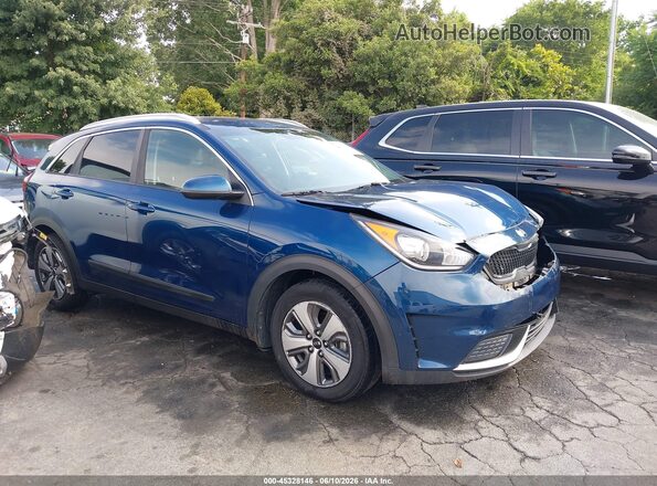 KNDCB3LC9K5242225 2019 KIA NIRO Dark Blue Widok wnętrza z tyłu