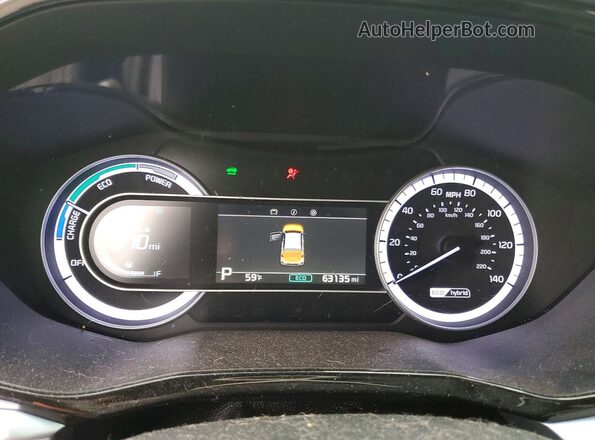 KNDCB3LC9L5419566 2020 KIA NIRO Blue Widok zestawu wskaźników