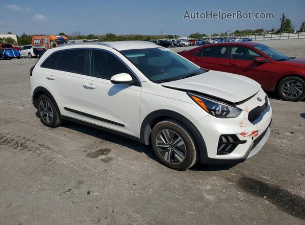 KNDCB3LCXM5468678 2021 KIA NIRO White Przód prawy