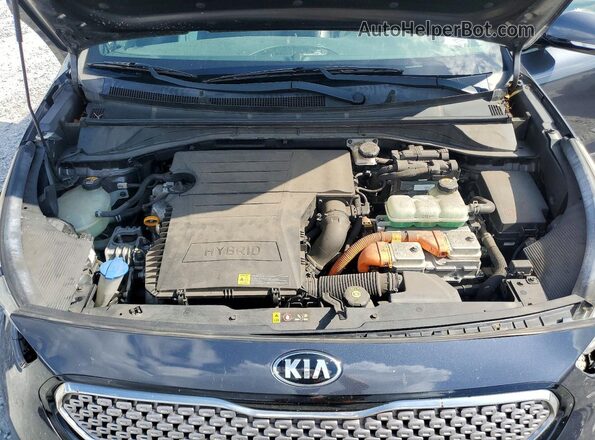 KNDCC3LC0J5141196 2018 KIA NIRO Gray Вид підкапотного простору