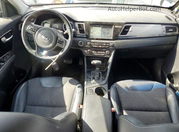 KNDCC3LC0J5141196 2018 KIA NIRO Gray Вид панелі приладів