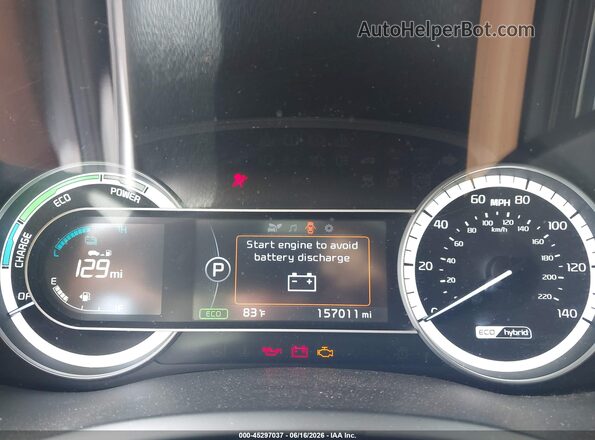KNDCC3LC1H5069791 2017 KIA NIRO Dark Brown Widok tylnych siedzeń