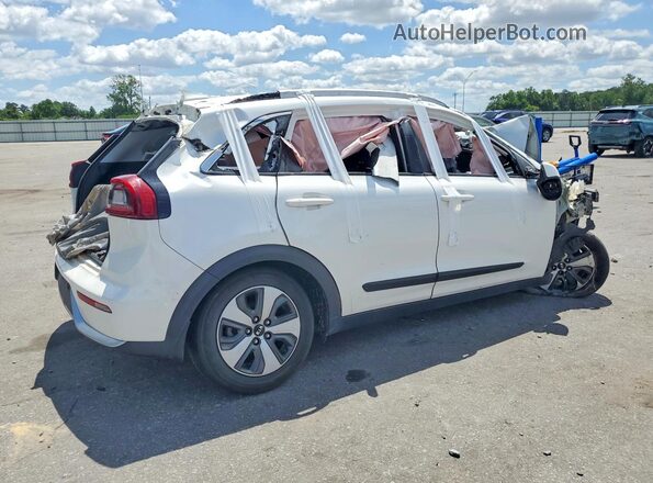 KNDCC3LC1J5110569 2018 KIA NIRO Белый Задняя правая четверть