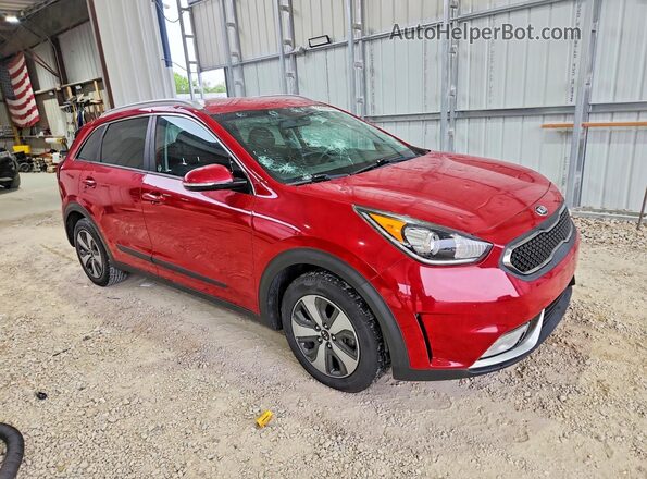 KNDCC3LC2H5061649 2017 KIA NIRO Red Przód prawy
