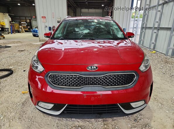 KNDCC3LC2H5061649 2017 KIA NIRO Red Widok z przodu