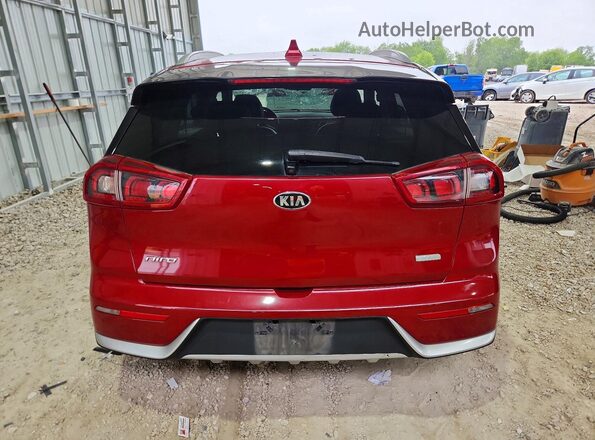 KNDCC3LC2H5061649 2017 KIA NIRO Red Widok z tyłu