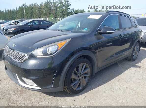 KNDCC3LC2H5071548 2017 KIA NIRO Black Передня ліва чверть