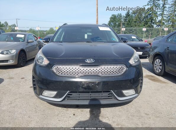 KNDCC3LC2H5071548 2017 KIA NIRO Black Вид щитка приладів