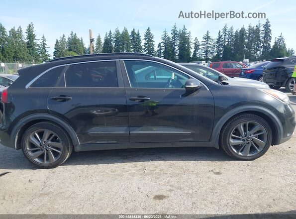 KNDCC3LC2H5071548 2017 KIA NIRO Black Вид задньої частини салону