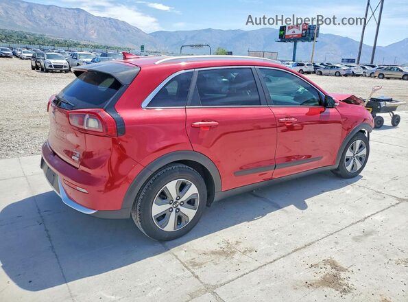 KNDCC3LC2H5098569 2017 KIA NIRO Красный Задняя правая четверть