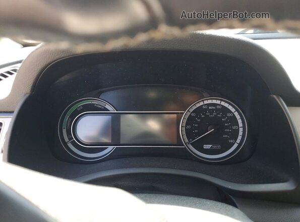 KNDCC3LC2H5098569 2017 KIA NIRO Красный Вид щитка приборов