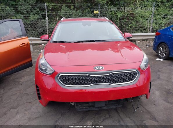 KNDCC3LC3H5047761 2017 KIA NIRO Red Widok zestawu wskaźników