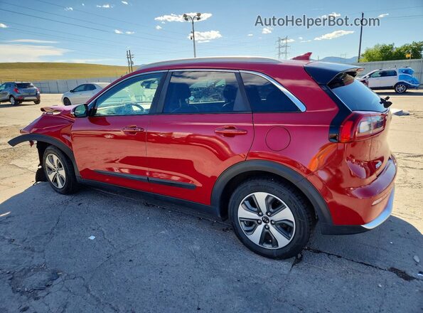KNDCC3LC3H5072367 2017 KIA NIRO Red უკანა მარცხენა