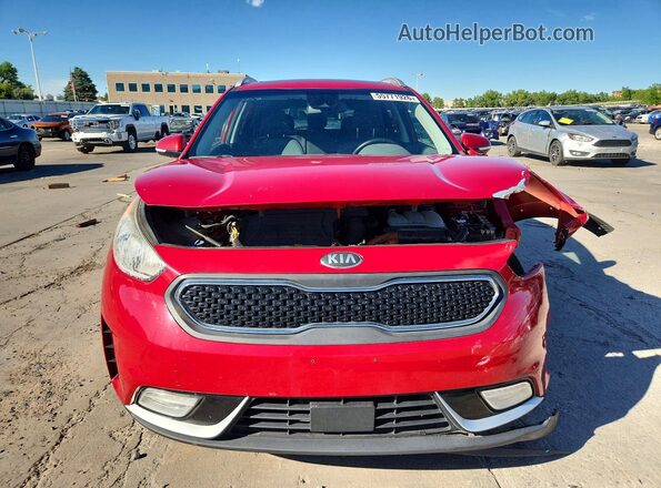 KNDCC3LC3H5072367 2017 KIA NIRO Red წინა ხედი