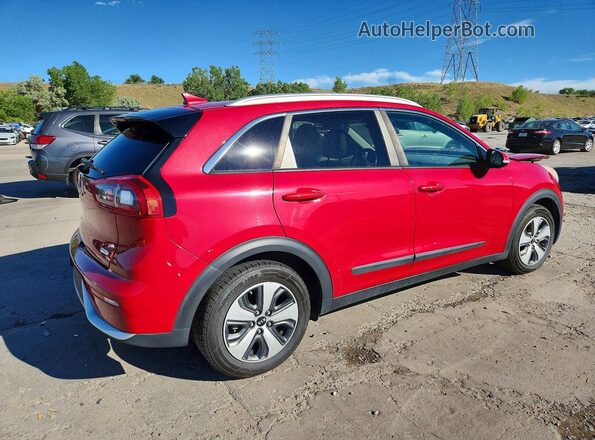 KNDCC3LC3H5072367 2017 KIA NIRO Red უკანა მარჯვენა