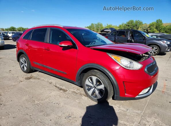 KNDCC3LC3H5072367 2017 KIA NIRO Red წინა მარჯვენა