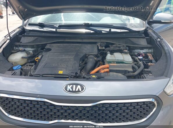 KNDCC3LC4H5066822 2017 KIA NIRO Gray 