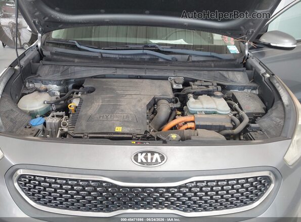 KNDCC3LC4J5108539 2018 KIA NIRO Gray Widok z tyłu