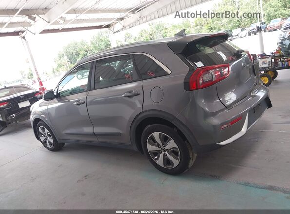 KNDCC3LC4J5108539 2018 KIA NIRO Gray Widok wnętrza 360 stopni