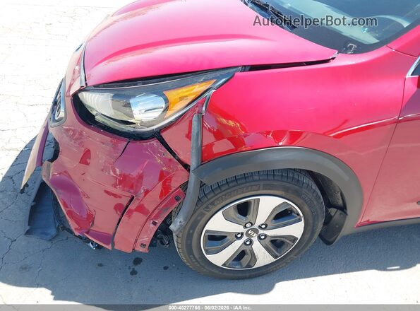 KNDCC3LC5J5143378 2018 KIA NIRO Red Widok zestawu wskaźników
