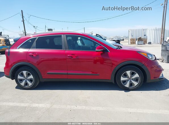 KNDCC3LC5J5143378 2018 KIA NIRO Red 