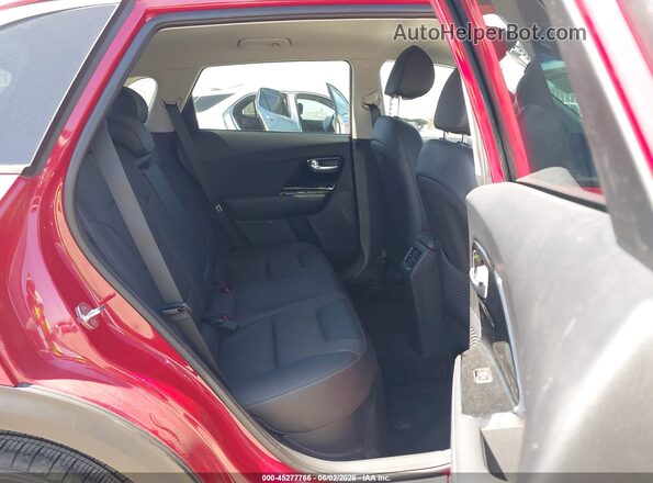 KNDCC3LC5J5143378 2018 KIA NIRO Red Widok naklejki z numerem VIN