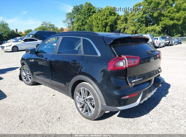 KNDCC3LC5K5253283 2019 KIA NIRO Черный Задняя левая четверть