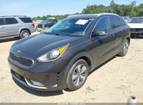 KNDCC3LC6H5048998 2017 KIA NIRO Gray 